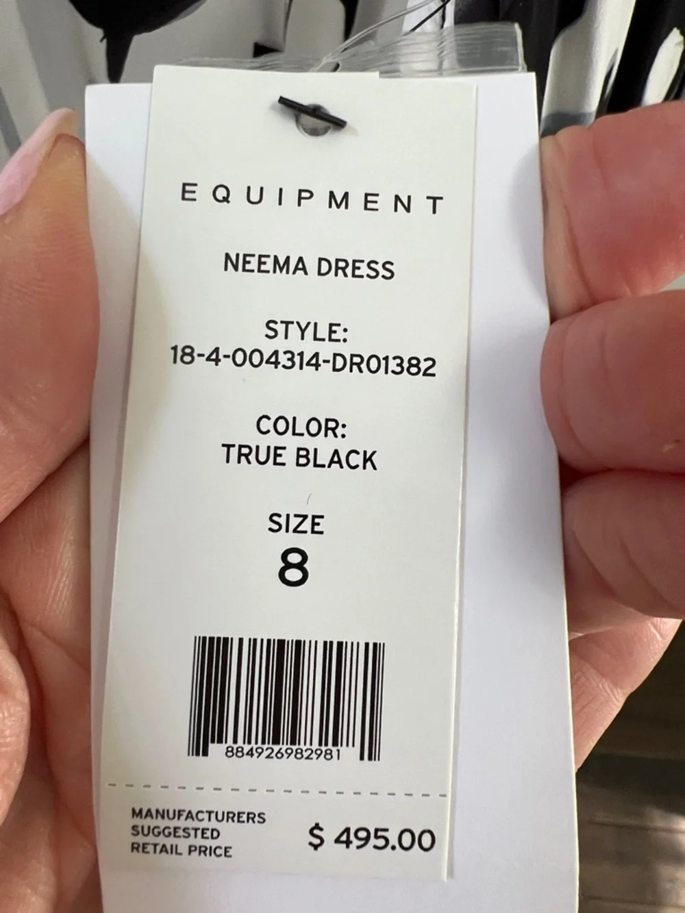Equipment “NEEMA” Black and White Floral Maxi Dress NWT $495 - Picture 3 of 9